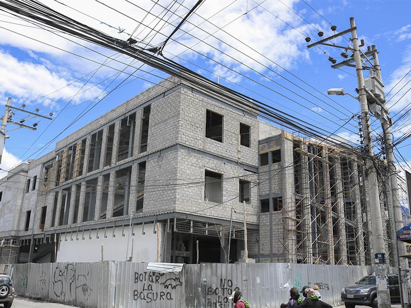 Construcción del Mercado Central de Machachi